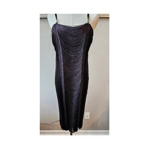Vintage Carteret Black Fringe Bodycon Mini Dress Women Small 6 Cocktail Gatsby
